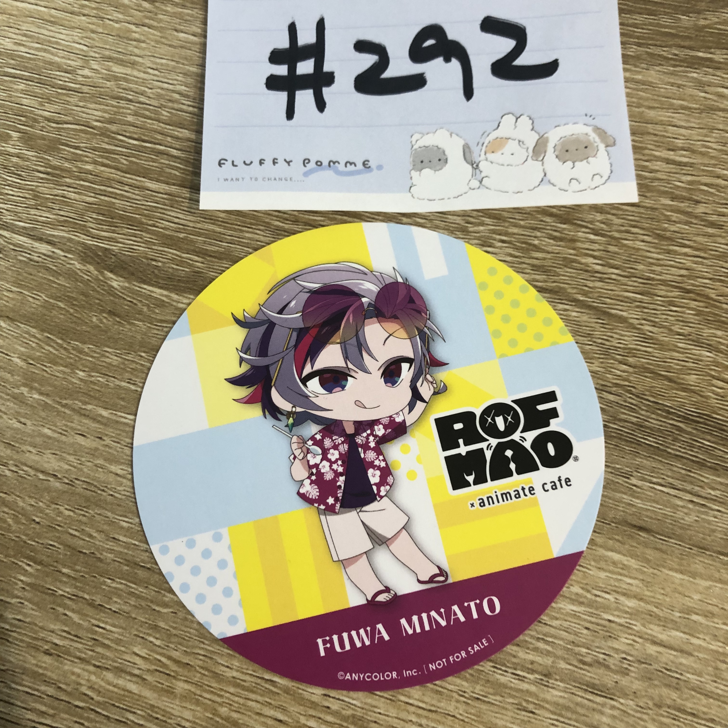 彩虹社 不破 杯墊#292