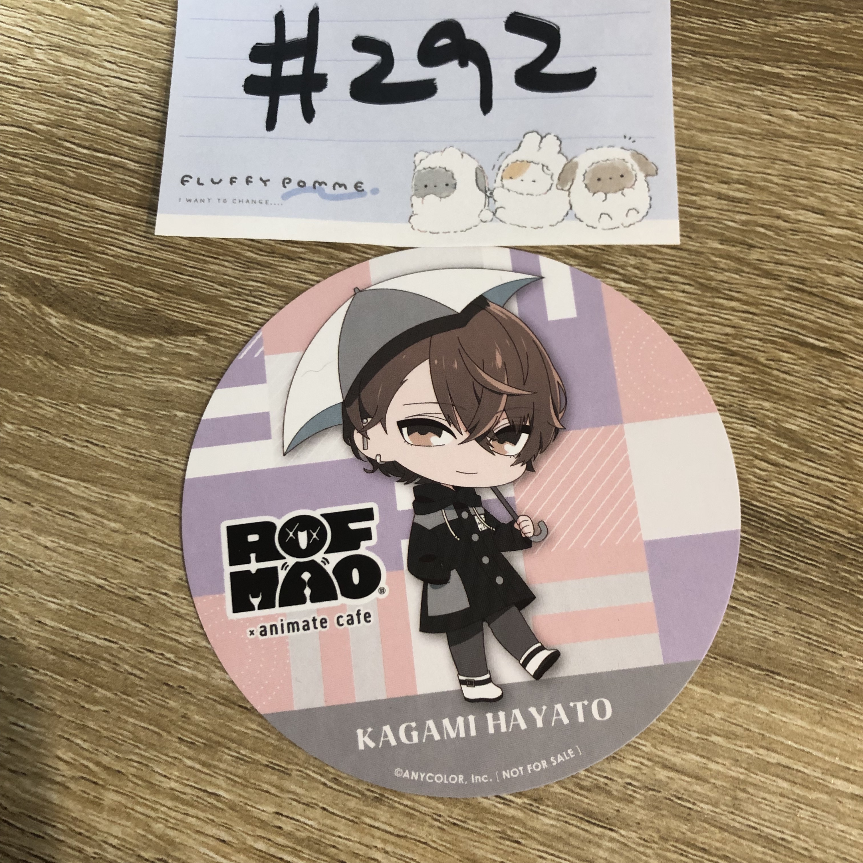 彩虹社 加賀美 杯墊#292