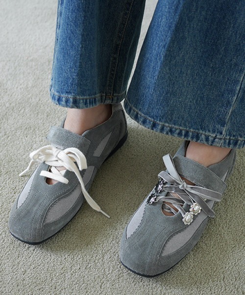 KHIHO》 TWIN VELCRO MARY JANE SNEAKERS KHIHO》 TWIN VELCRO MARY JANE SNEAKERS