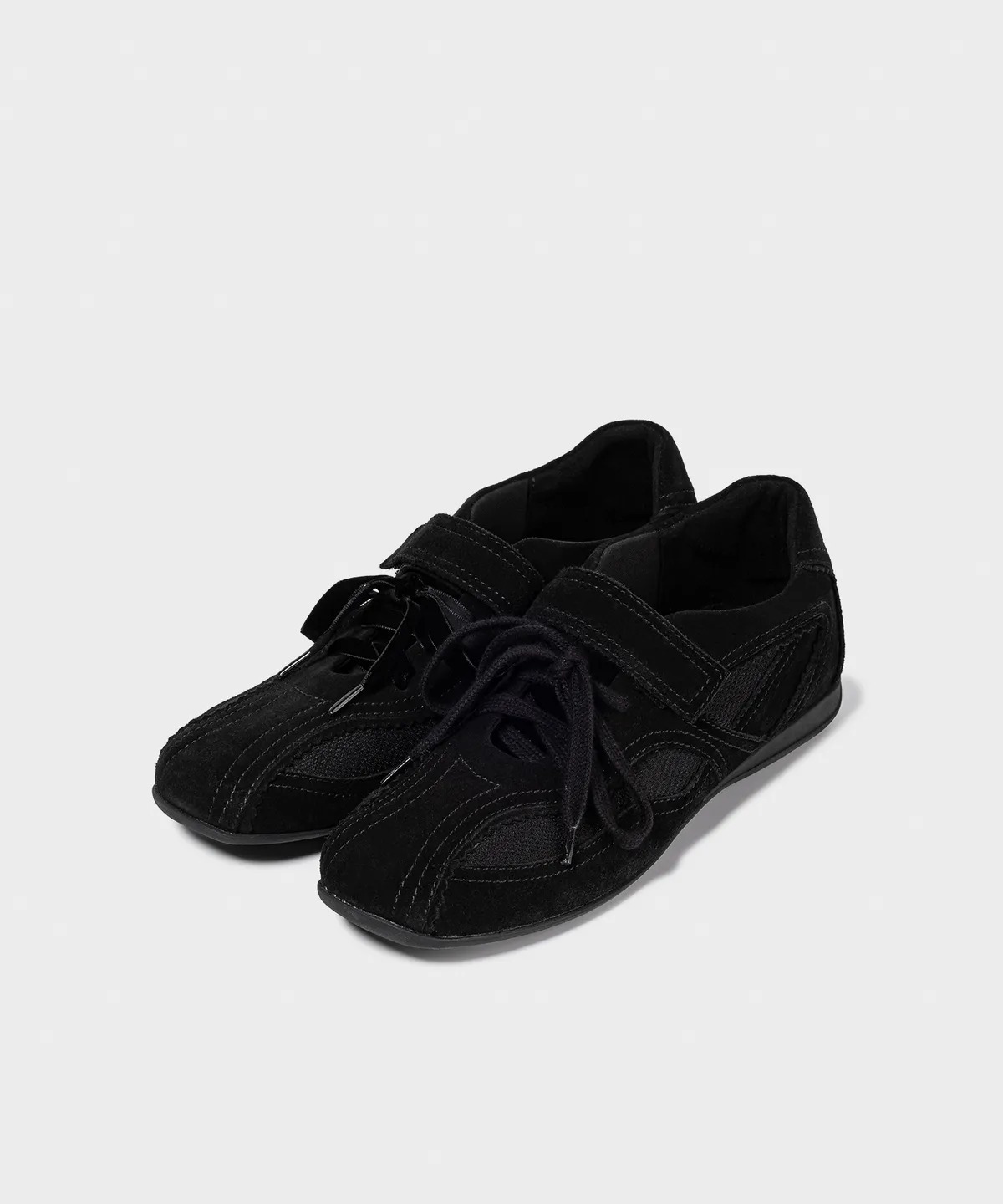 KHIHO PINKING MARY JANE SNEAKERS / BLACK