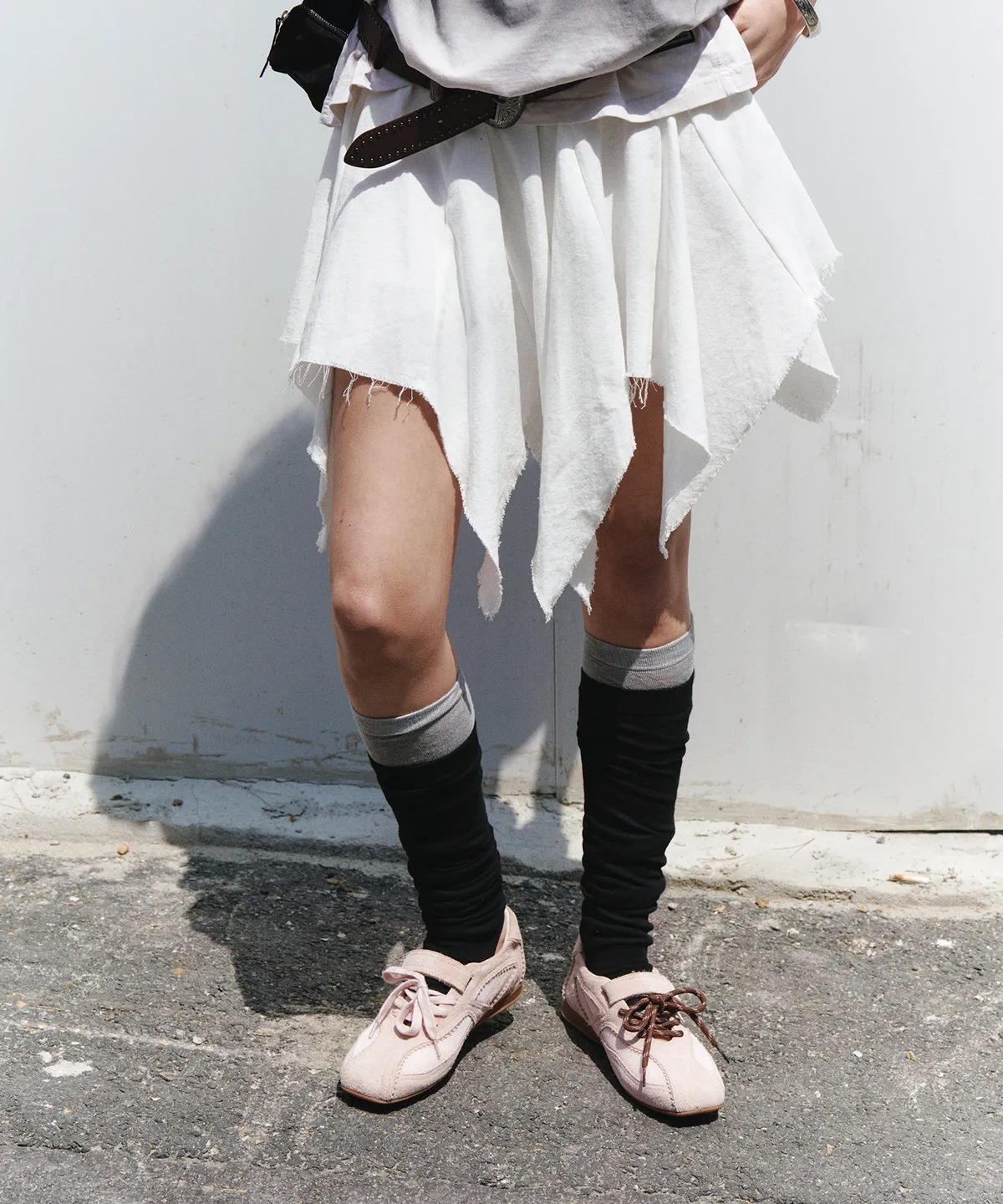 KHIHO PINKING MARY JANE SNEAKERS / PINK