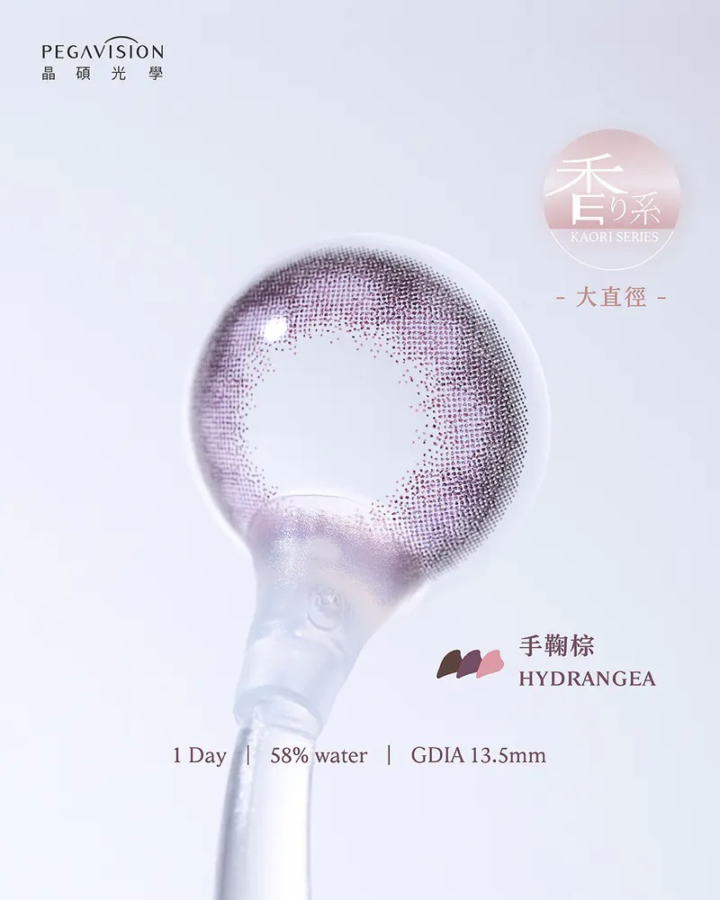 晶碩 Pegavision 香水維他命系列 手鞠棕｜日拋彩妝隱形眼鏡｜每盒10片