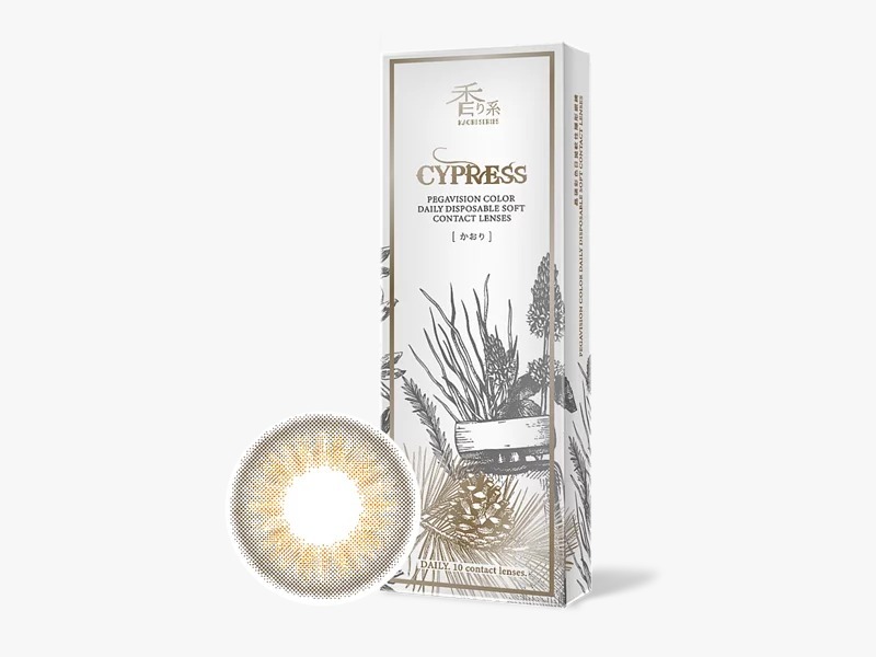 晶碩 Pegavision 香水系列 佛手柑棕｜日拋彩妝隱形眼鏡｜每盒10片
