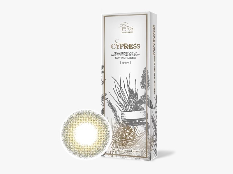 晶碩 Pegavision 香水系列 絲柏棕｜日拋彩妝隱形眼鏡｜每盒10片