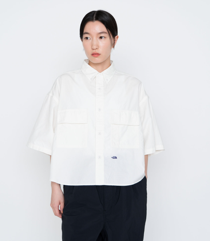 THE NORTH FACE 紫標  / Button-Down Rield S/S Cropped Shirt /   JUL25
