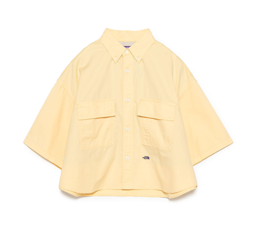 THE NORTH FACE 紫標  / Button-Down Rield S/S Cropped Shirt /   JUL25