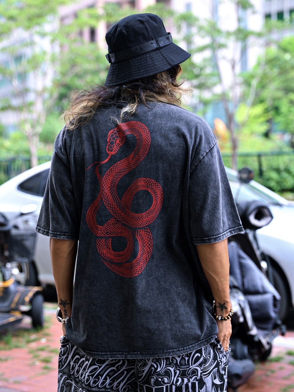 紅蛇短袖T恤