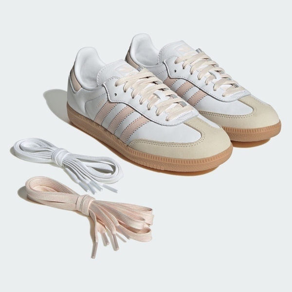 Adidas Samba Og W JS1351 女 運動休閒鞋 德訓鞋 滑板 復古 舒適 白米 粉紅