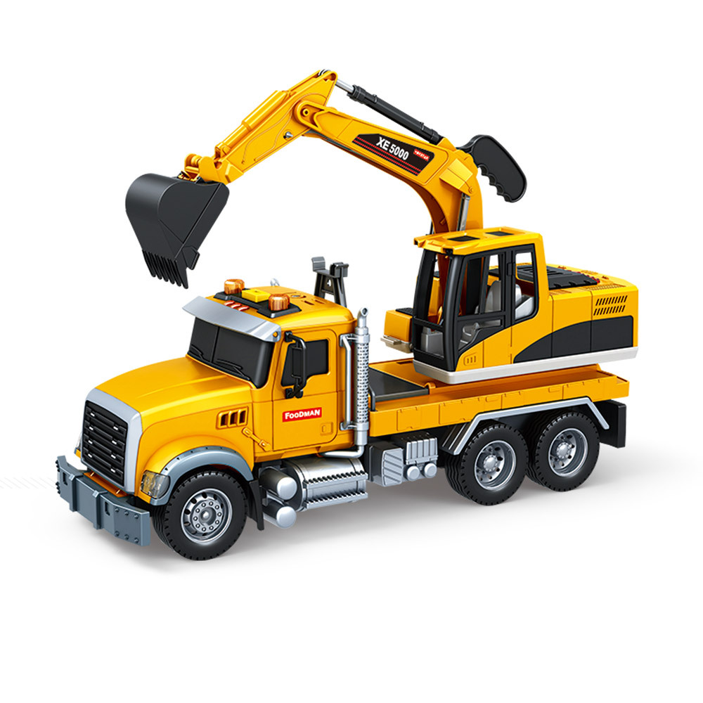 FOOD超人擬真聲光工程挖土機
