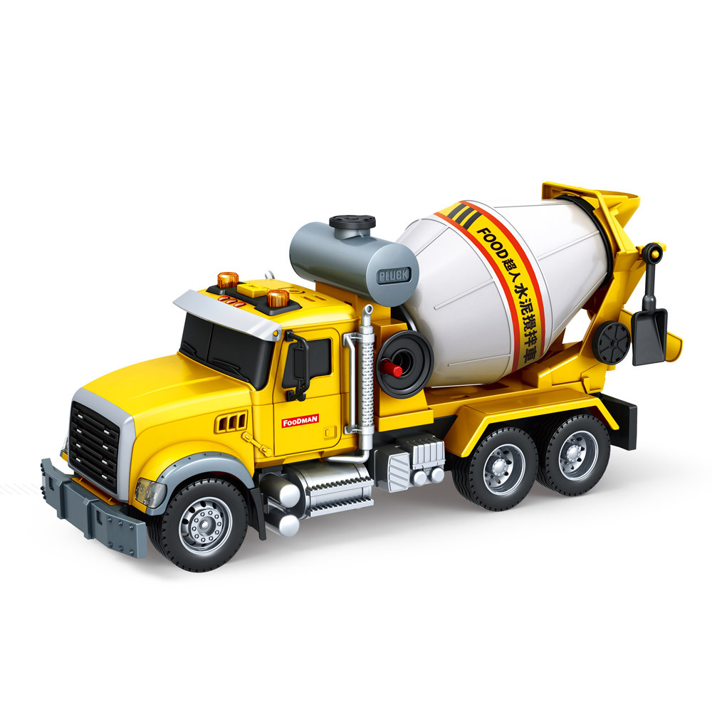 FOOD超人擬真聲光水泥攪拌車