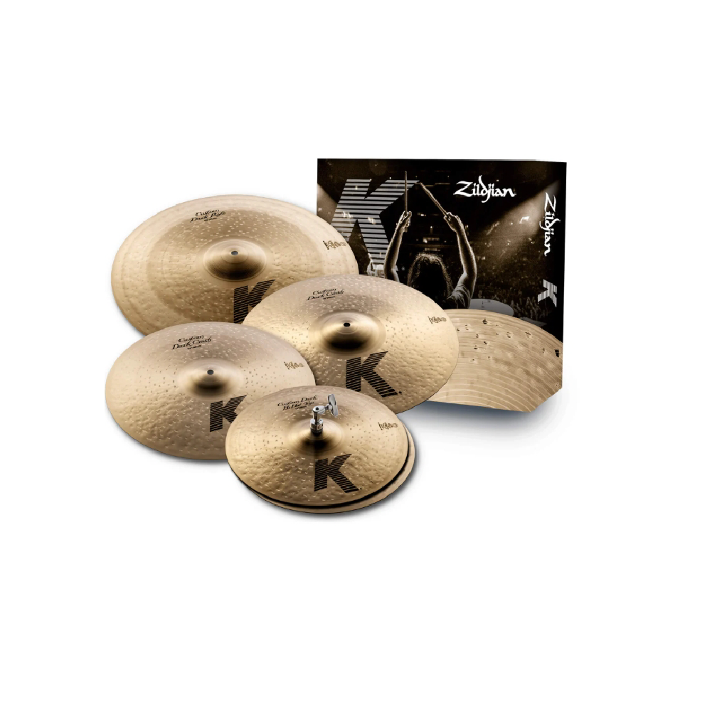 Zildjian Zildjian / K Custom Dark Cymbal Pack 銅鈸套鈸組 (KCD900) — 三峽鼓 / 打擊｜YA! 玩音樂