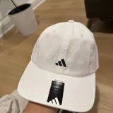[S] ADIDAS WHITE/BLACK JJ7539 WOMEN'S SATURDAY 3 CAP, 888254203688 (SAD182)