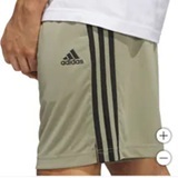 [S] ADIDAS SILPEB/BLACK M STRIPE SHORT, KB4508-SILPEB/BLACK (SAD190)