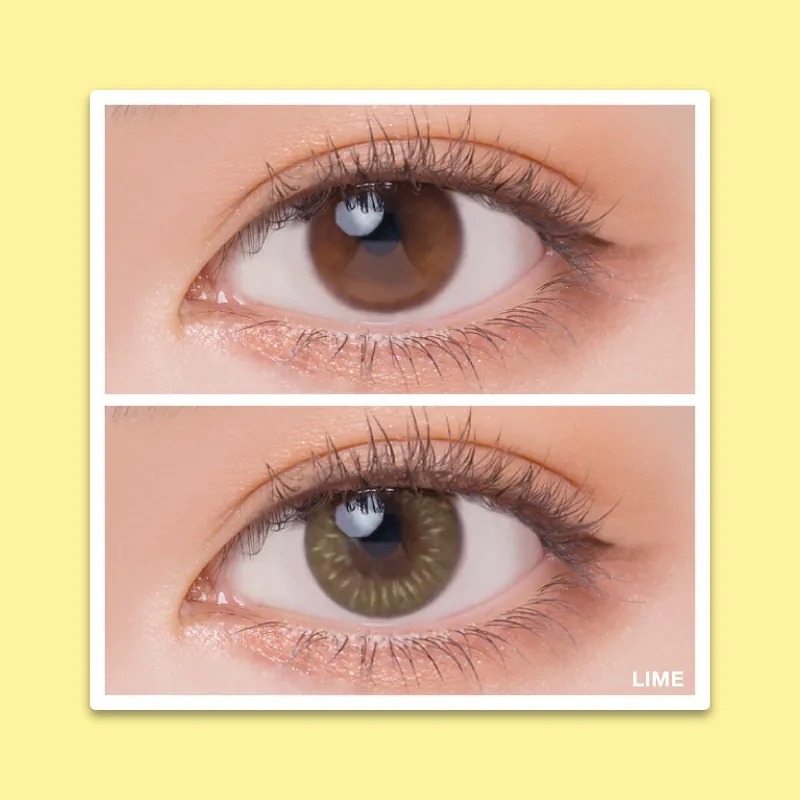 Quinlivan昆凌 聖光系列 1 Day LIME 檸檬黃｜日拋彩妝隱形眼鏡｜每盒10片