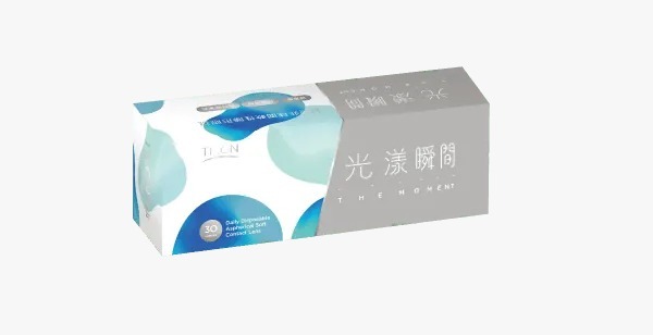 TICON帝康 光漾瞬間 非球面｜日拋透明隱形眼鏡｜每盒30片