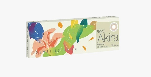 TICON帝康 Akira艾綺拉 金曜橙灰｜日拋彩妝隱形眼鏡｜每盒10片