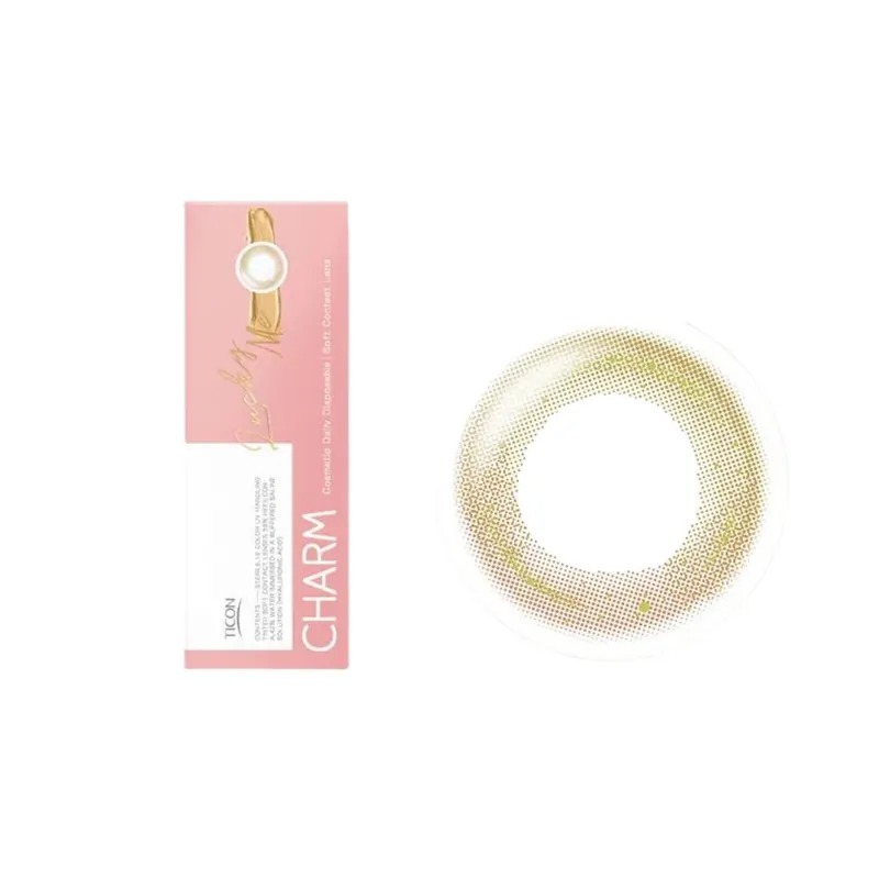TICON帝康 CHARM 臻魅 幸運之吻｜日拋彩妝隱形眼鏡｜每盒10片