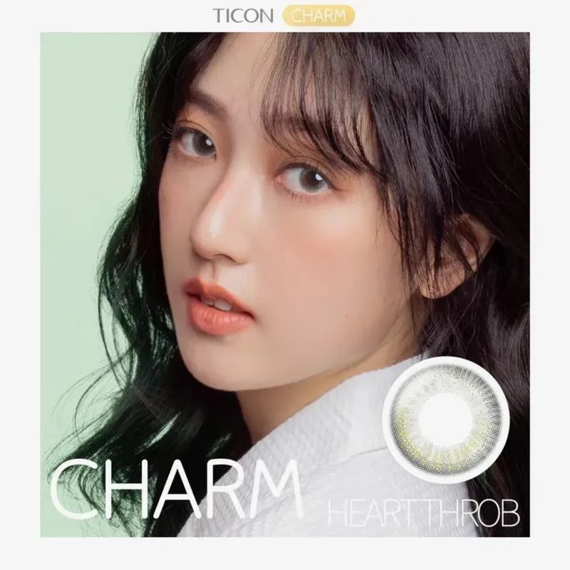 TICON帝康 CHARM 臻魅 怦然心動｜月拋彩妝隱形眼鏡｜每盒2片