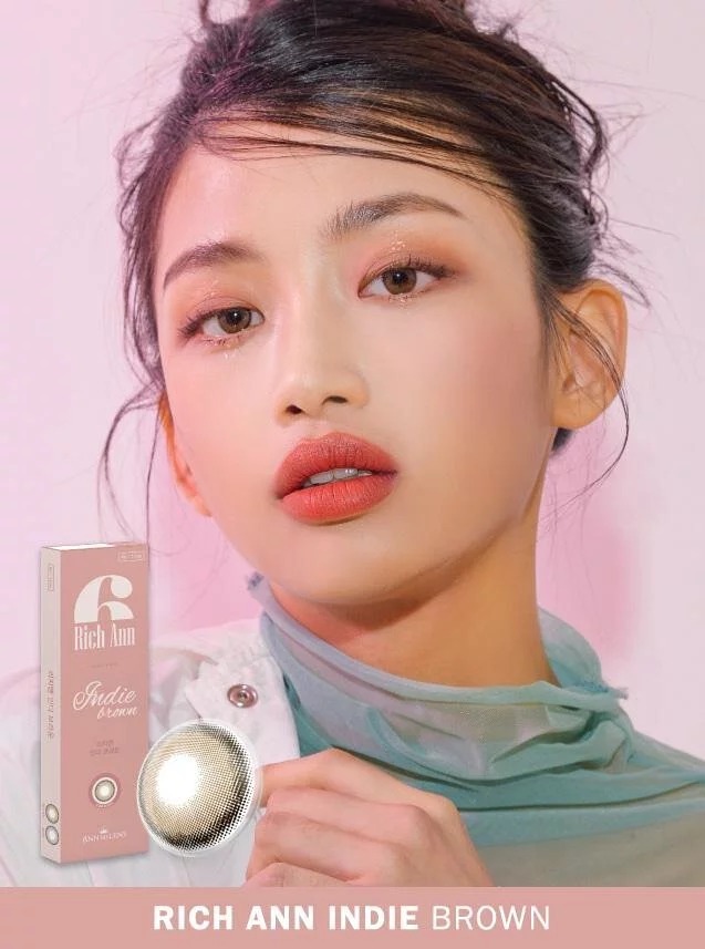 [現貨清貨]ANN365 Rich Ann 1 Day Indie Brown 個性酷啡｜日拋彩妝隱形眼鏡｜每盒6片