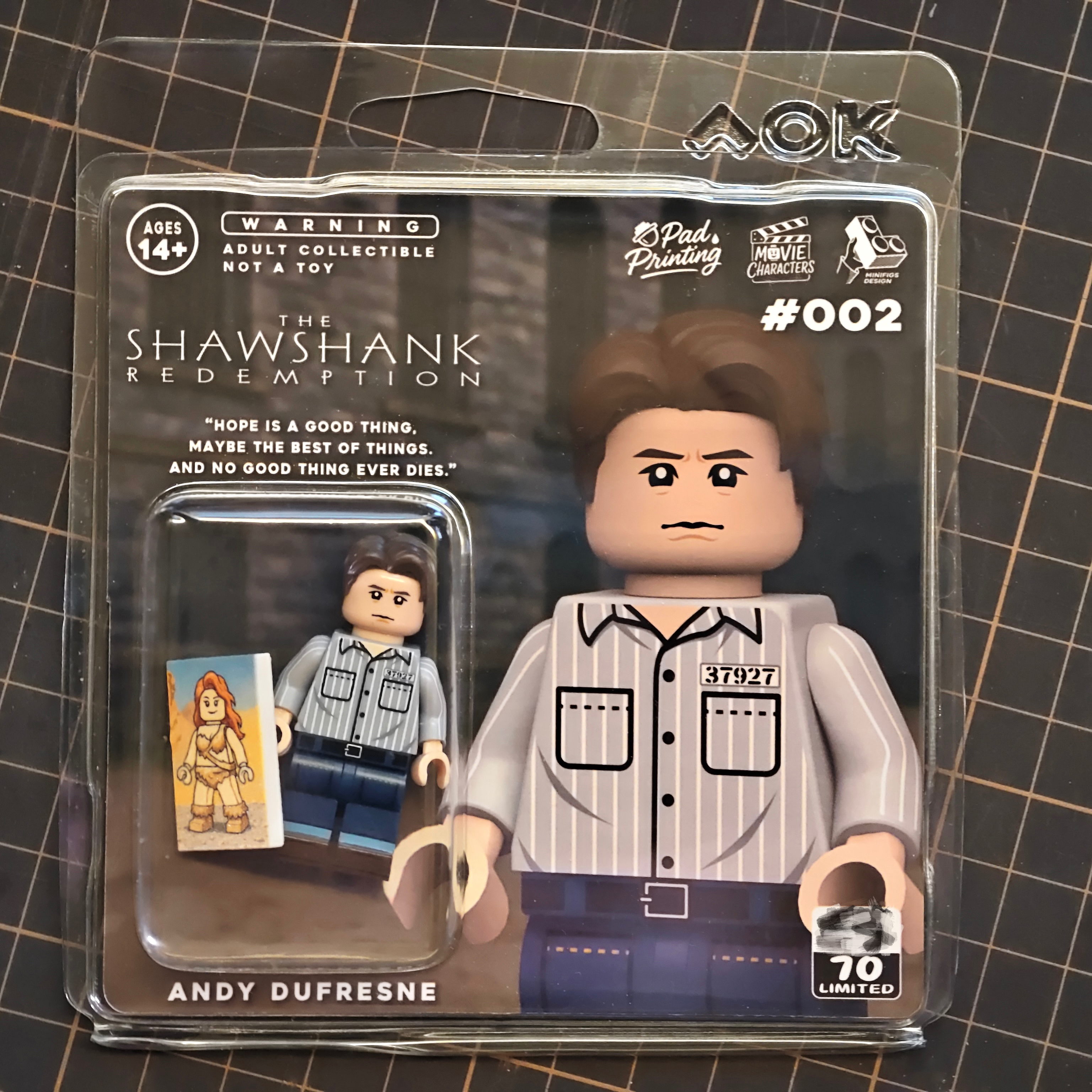 [Lok][In Stock] The Shawshank Redemption: Andy Dufresne [PADprinted]