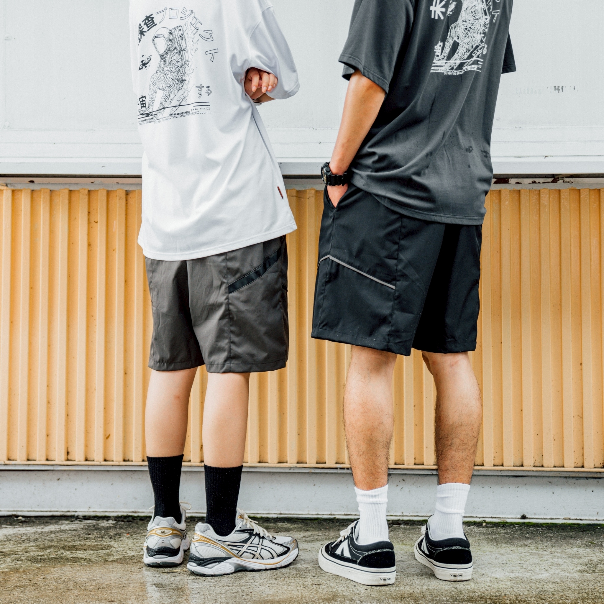 SBG 多剪裁拼接機能短褲 SB0347