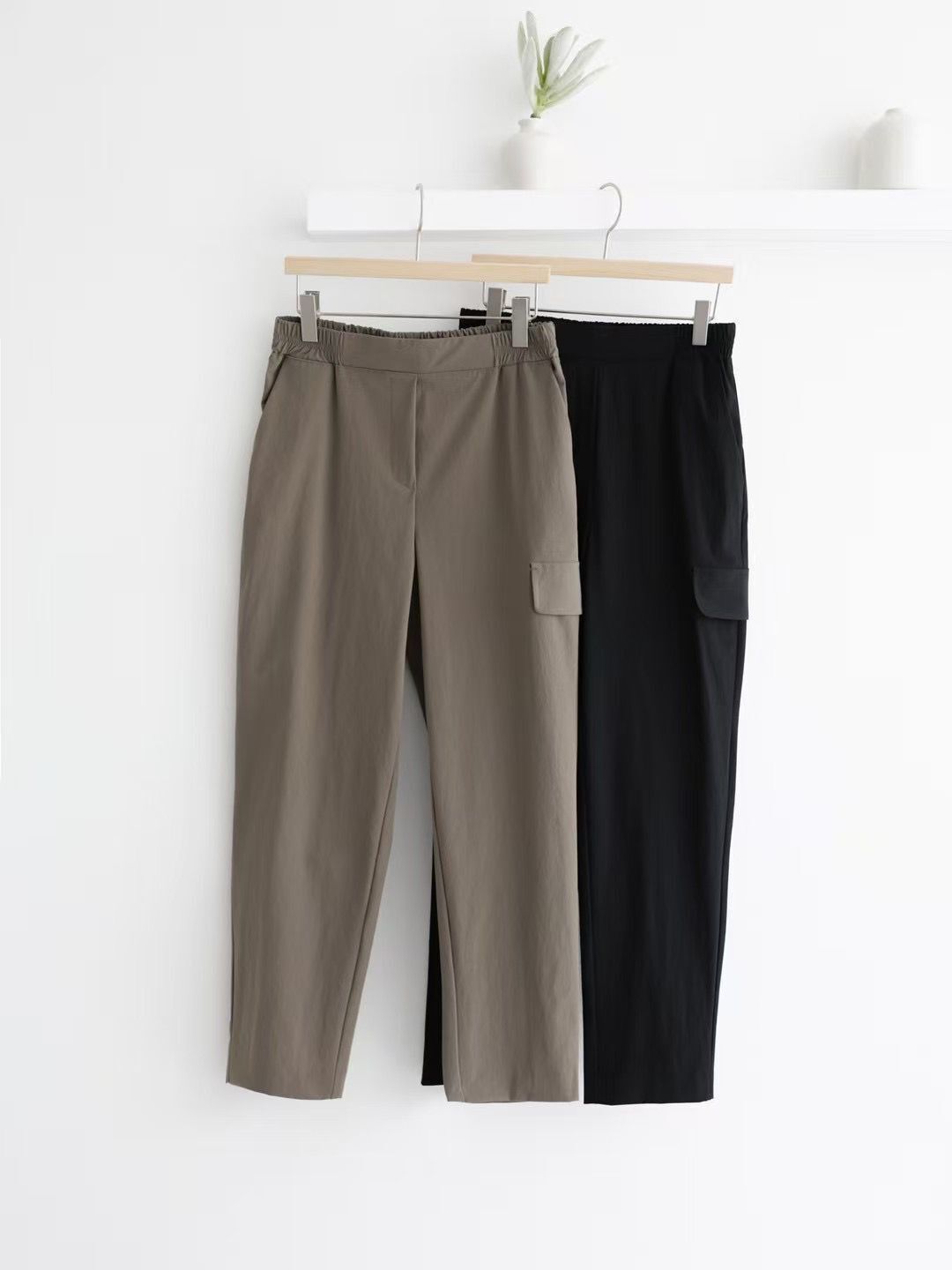 韓國高質爽布彈性西褲~114Y