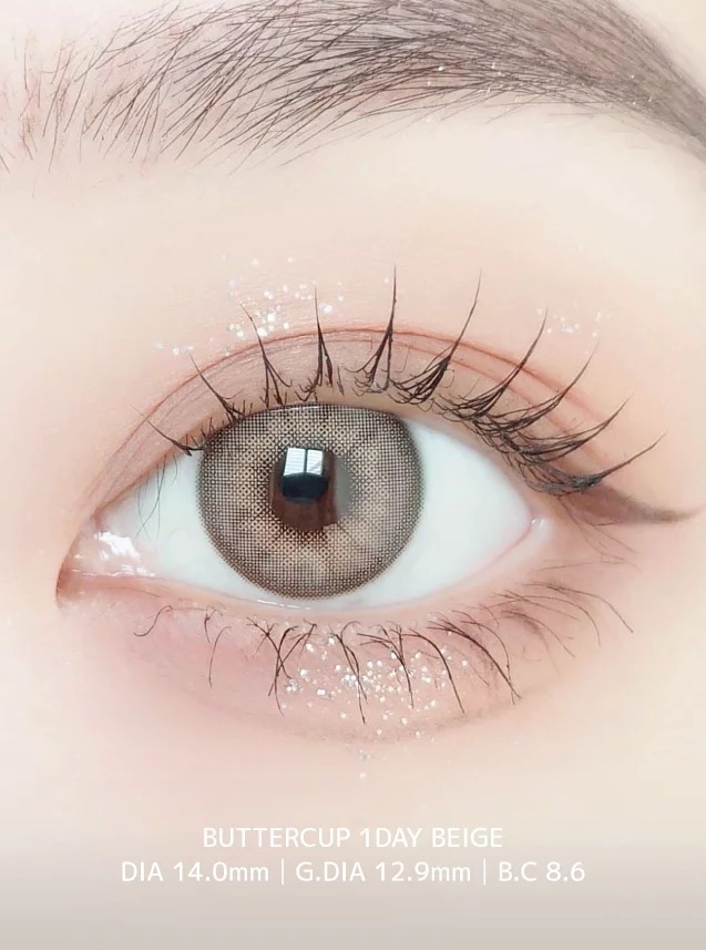 ANN365 Butter Cup 1 Day Beige 椿日啡｜日拋彩妝隱形眼鏡｜每盒10片