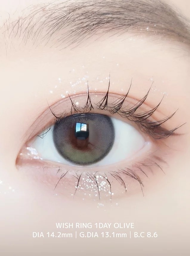 ANN365 Wish Ring Series 1 Day Olive 祈願지環•翠｜日拋彩妝隱形眼鏡｜每盒10片
