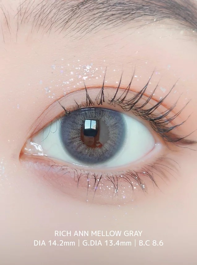 ANN365 Rich Ann 1 Day Mellow Gray 迷霧柔灰｜日拋彩妝隱形眼鏡｜每盒6片/18片