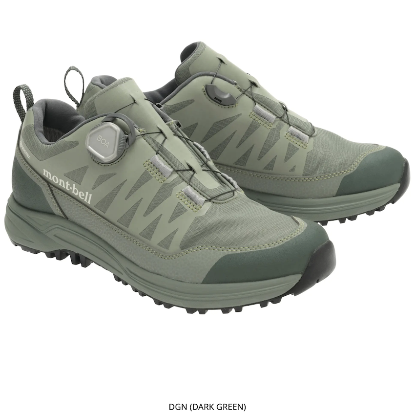 日本 Mont-Bell Mountain Trail Walker BOA Men's 男裝遠足行山防水鞋