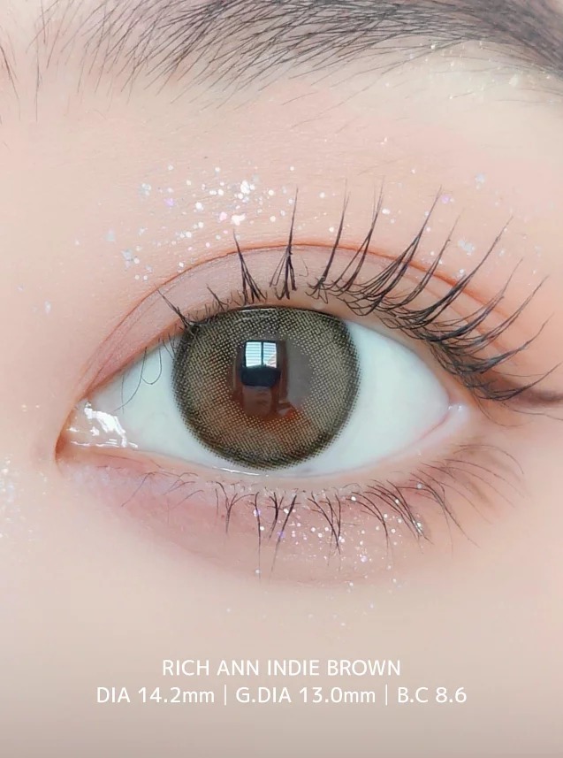 ANN365 Rich Ann 1 Day Indie Brown 個性酷啡｜日拋彩妝隱形眼鏡｜每盒6片/18片