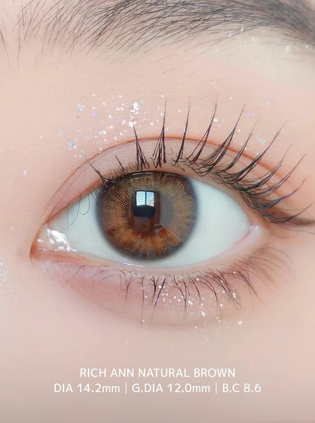 ANN365 Rich Ann 1 Day Natural Brown 自然閃啡｜日拋彩妝隱形眼鏡｜每盒6片/18片