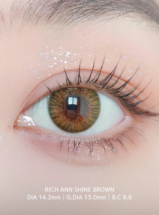 ANN365 Rich Ann 1 Day Shine Brown 星際閃啡｜日拋彩妝隱形眼鏡｜每盒6片/18片