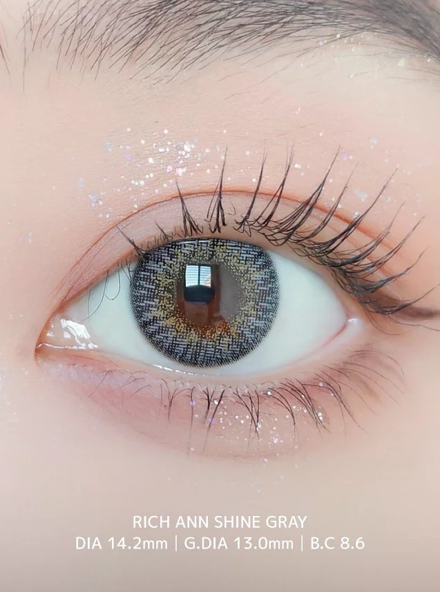ANN365 Rich Ann 1 Day Shine Gray 星際亮灰｜日拋彩妝隱形眼鏡｜每盒6片/18片