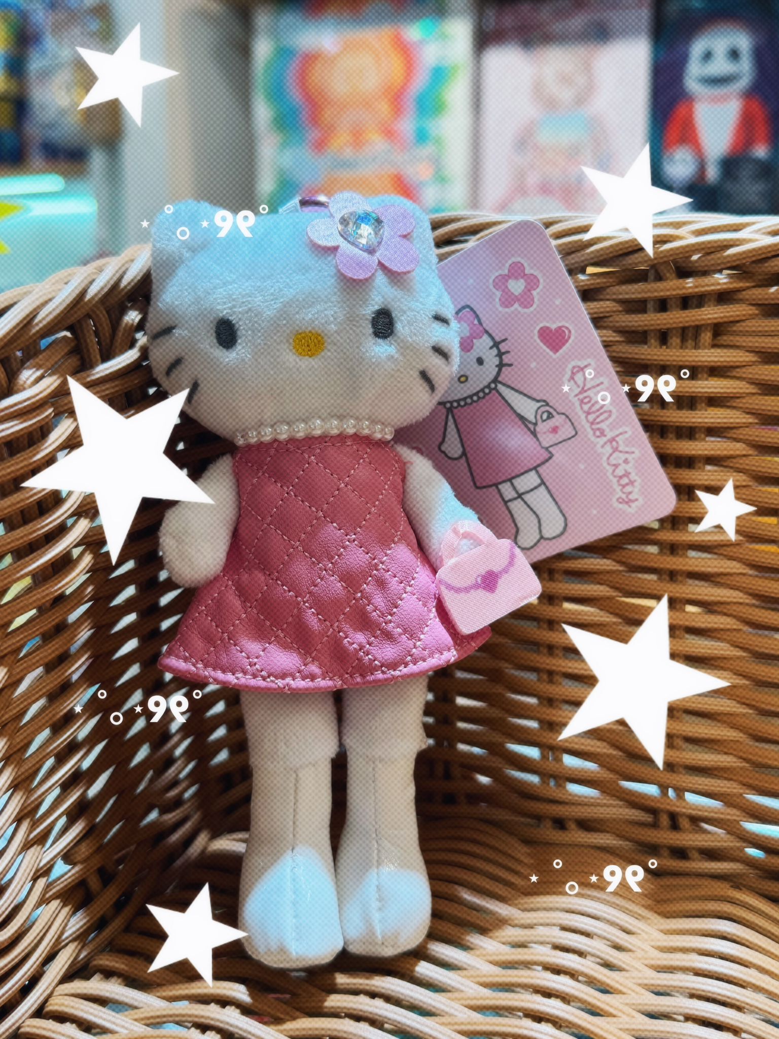 Hello Kitty Fantasy Style Up Mascot Keychain (Pink Lady)