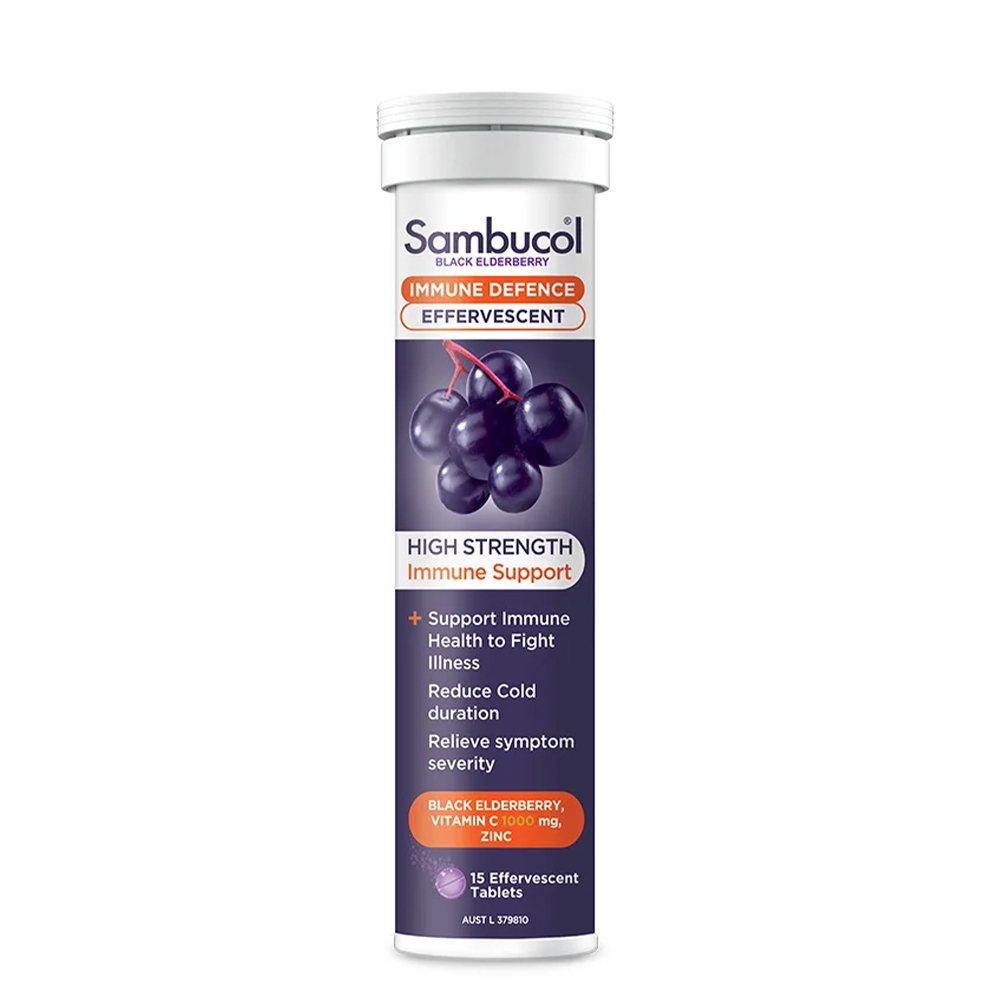(預購商品 7/14收單) 澳洲Sambucol接骨木發泡錠 15錠入