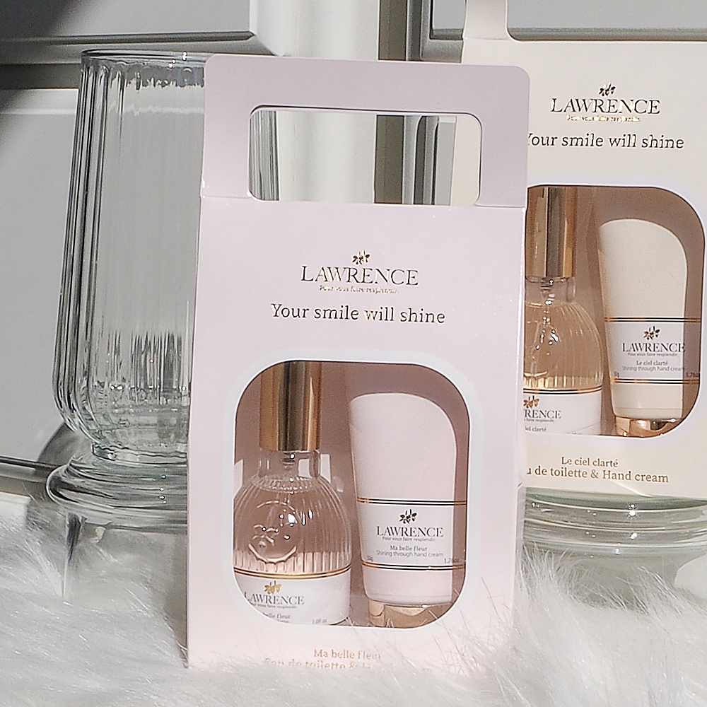 LAWRENCE 柔綸絲-粉漾 閃閃惹人疼香水禮盒