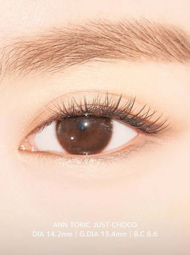 [散光] ANN365 Ann Toric Just 1 Month Choco 清亮啡｜月拋彩妝隱形眼鏡｜每盒1片