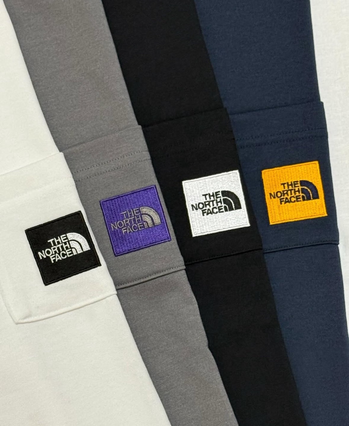 日本 THE NORTH FACE  S/S Square Logo Pocket Tee