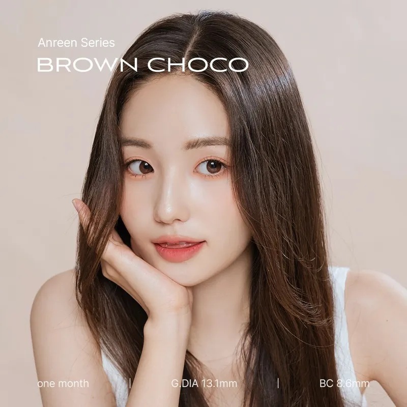 ANN365 Anreen 1 Month Brown Choco 朝霞啡｜月拋彩妝隱形眼鏡｜每盒2片