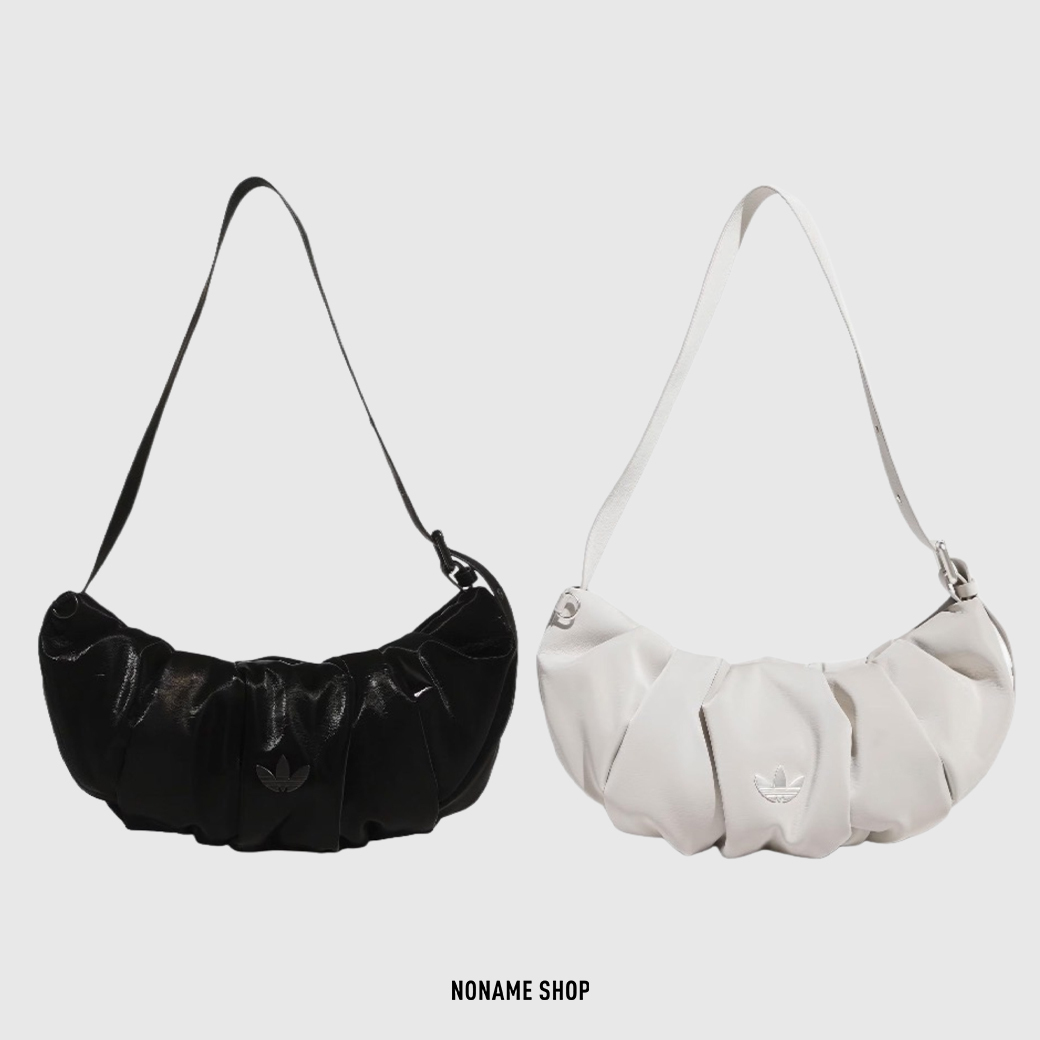 ADIDAS ORIGINALS 三葉草 皺皺 光澤 雲朵包 兩色