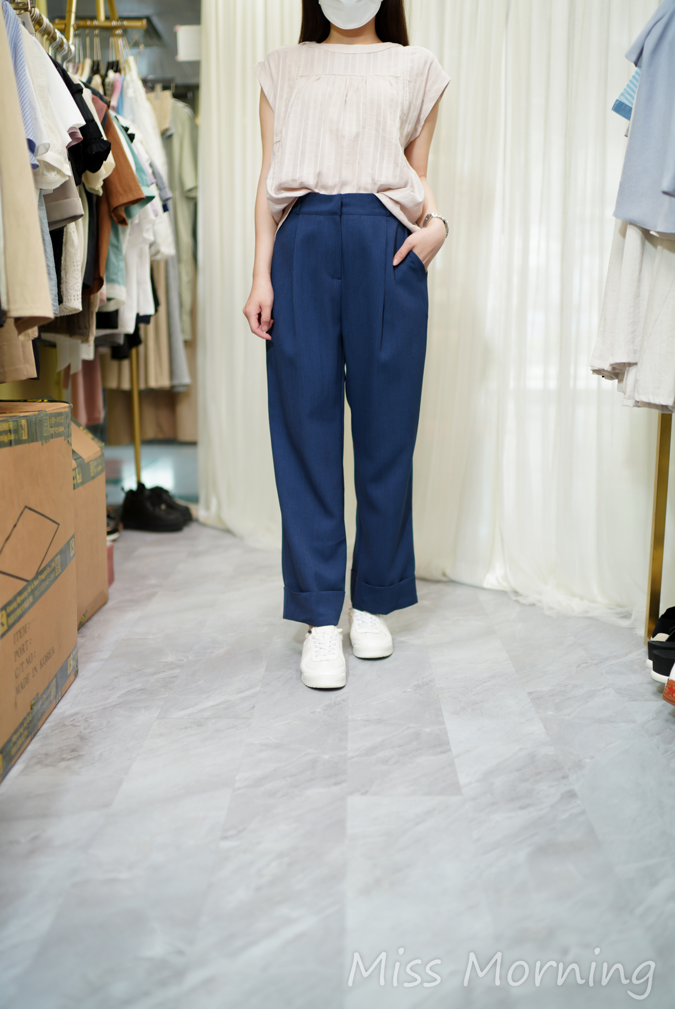 側肩鈕小娃top(14702)