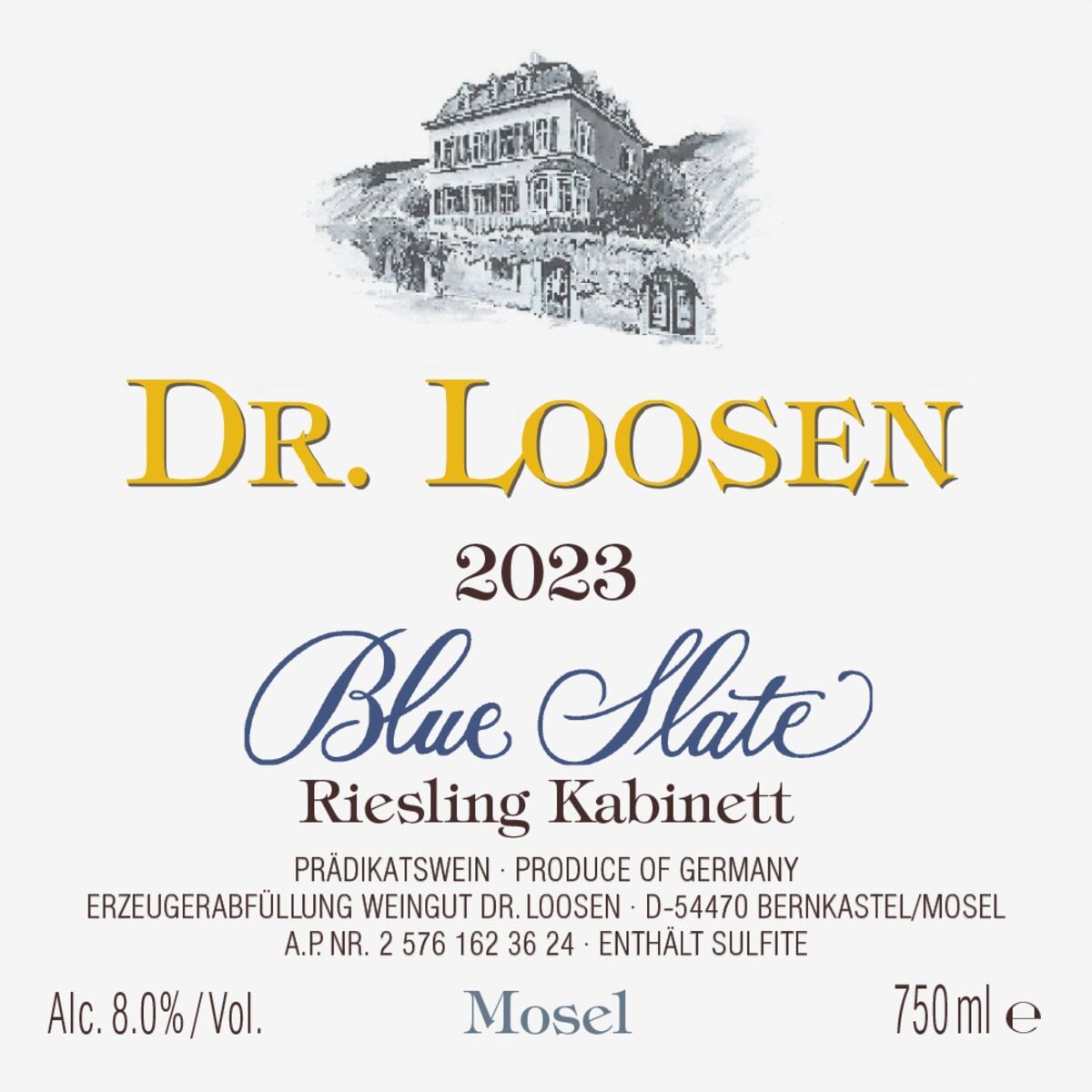 Dr. Loosen Blue Slate Riesling Kabinett 2023