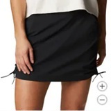 [S] COLUMBIA BLACK WOMENS MARINA BAY SKORT, 1191665-BLACK (SZZ626)