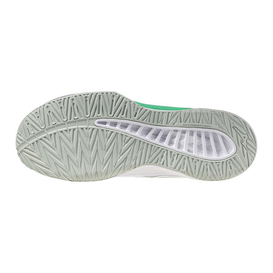 MIZUNO THUNDER BLADE Z 白綠色 排球/手球鞋