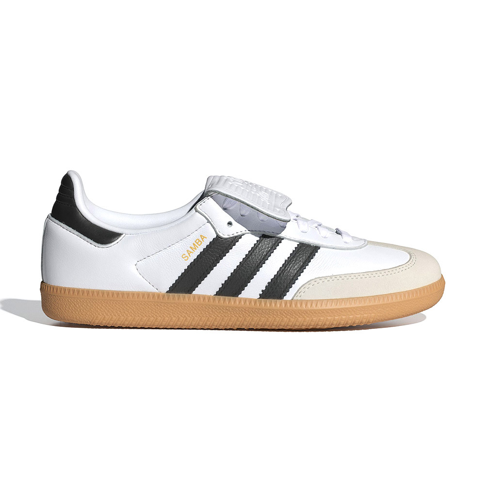 Adidas Samba LT W 男鞋 女鞋 白黑金色 翻蓋鞋舌 德訓鞋 舒適 復古 休閒鞋 IG4279