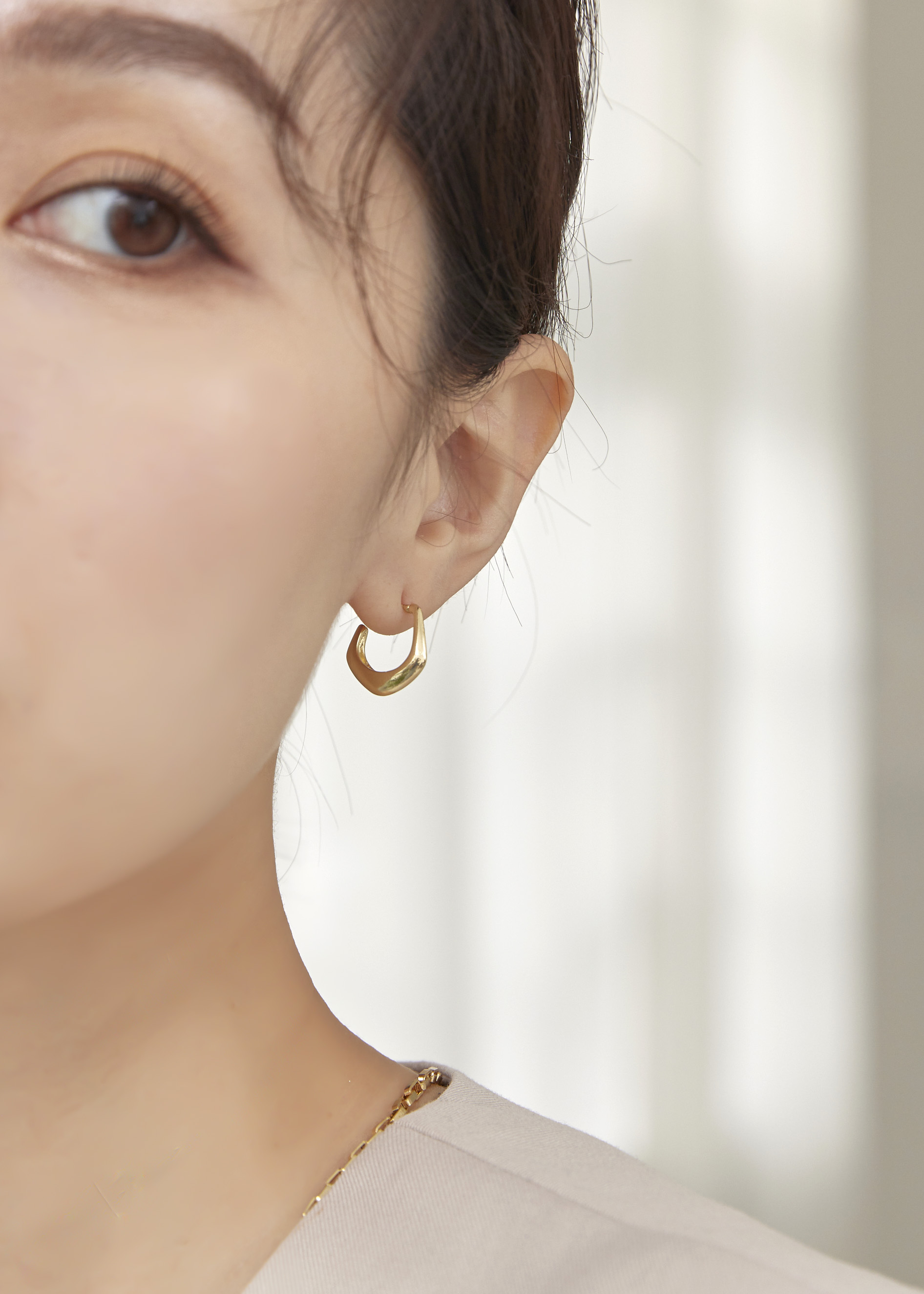 稜角時尚小耳環