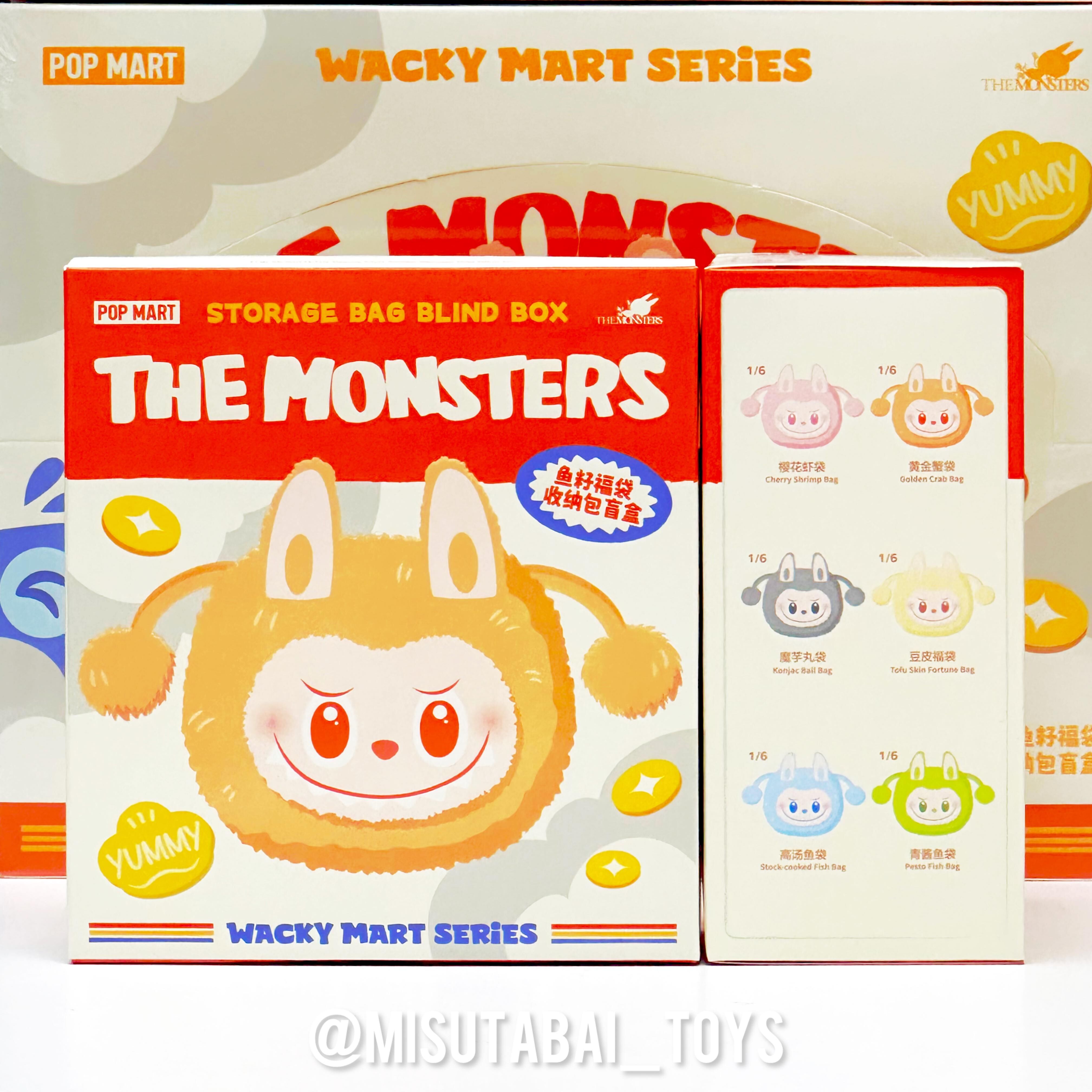 Labubu THE MONSTERS Wacky Mart Series - Storage Bag Blind Box