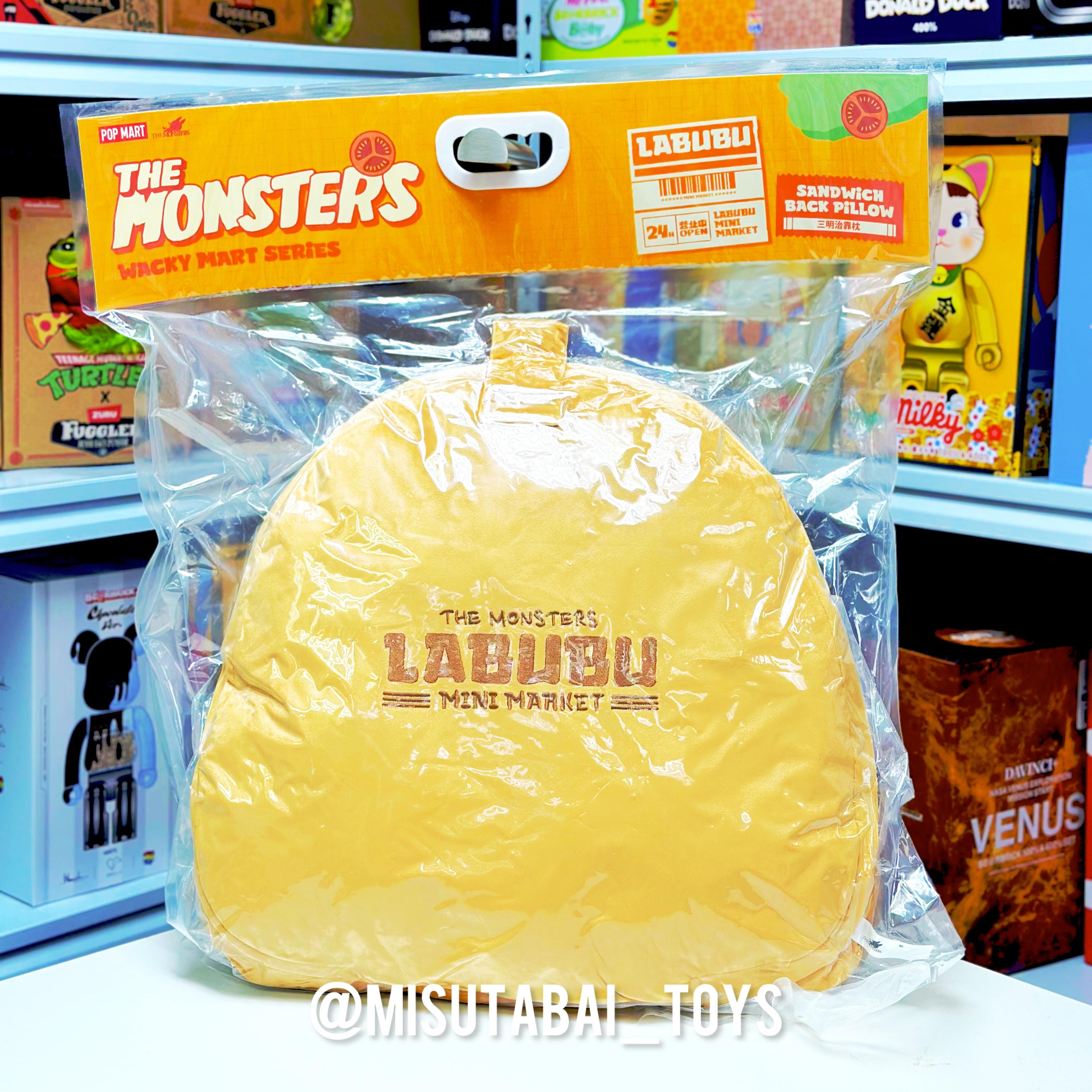 THE MONSTERS Wacky Martシリーズ サンドイッチクッション THE MONSTERS Wacky Mart シリーズ サンドイッチクッション（Pop