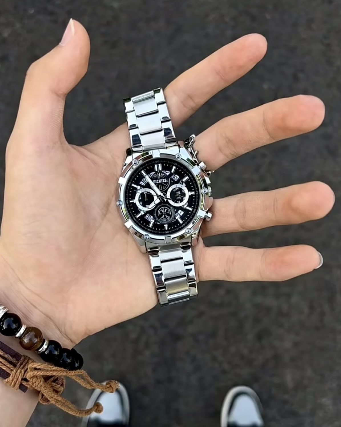 #預購 DICKIES 銀河系列 防水 石英機芯手錶 三眼 鋼錶 CL-585